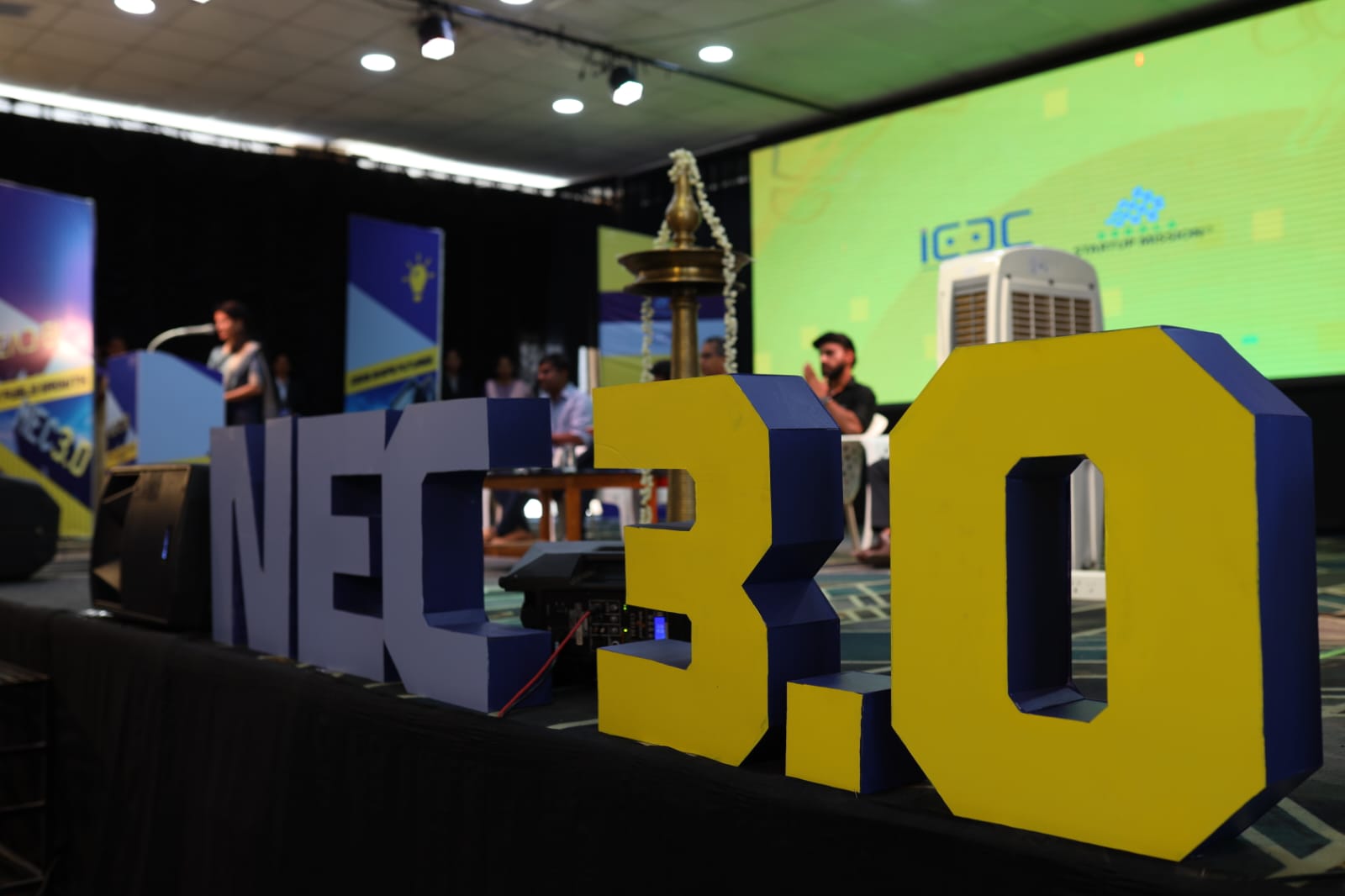NEC event branding